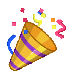 Confeti Sticker GIF