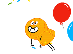 Confetti Champaign Popping Animation GIF