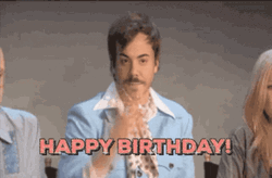 Confetti Happy Birthday GIF