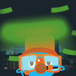 Confetti Rain In Toca Boca GIF