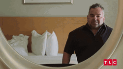 Confident Big Ed Mirror Stare You Got This  GIF