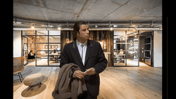 Confused Actor John Travolta Office GIF