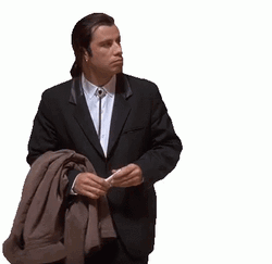 Confused Actor John Travolta White Scene GIF