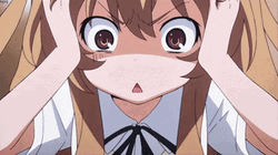 Confused Anime Taiga Aisaka GIF