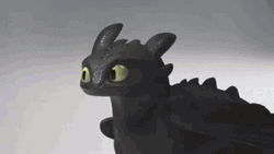 Confused Cartoon Toothless  GIF