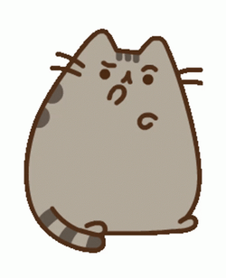 Confused Cat On Pusheen Thanksgiving GIF