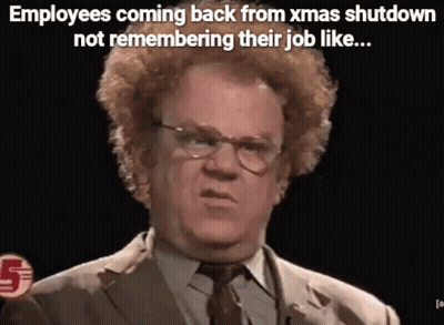 Confused Coming Back From Being Off GIF
