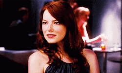 Confused Emma Stone Curious Gaze GIF