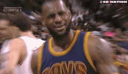 Confused Face Of James Lebron Looking Up GIF