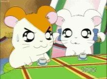 Confused Game Hamtaro Sweat Decide Plan GIF