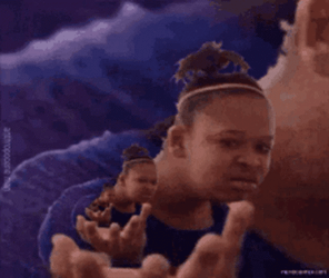 Confused Girl What Did He Say GIF