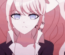Confused Junko Enoshima GIF