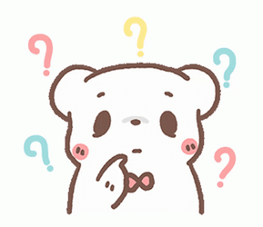 Confused Look Bear Pointing GIF