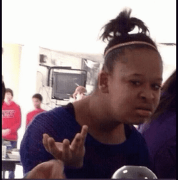 Confused Look Girl In Purple GIF