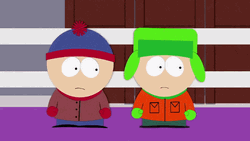 Confused Look Stan And Kyle GIF