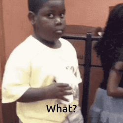 Confused Meme Face Of Child GIF