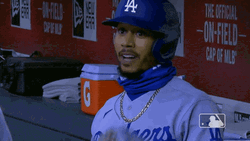 Confused Mookie Betts Cap Off GIF