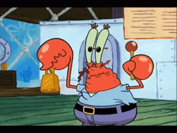 Confused Mr Krabs Can't Track Day GIF