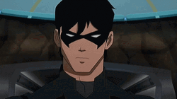 Confused Nightwing Dick Grayson Young Justice GIF