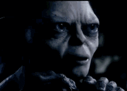Confused Smeagol Gollum  GIF