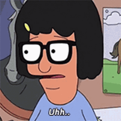 Confused Tina Belcher Bobs Burgers GIF