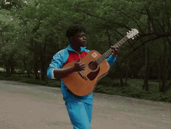Congo Park Black Lives Matter Playing Guitar GIF