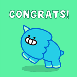 Congratulation Crumple Jumping  GIF