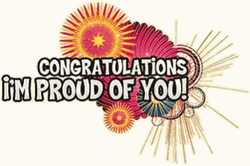 Congratulation I'm Proud Of You  GIF