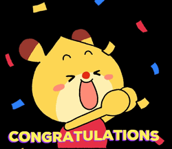 Congratulation Matcha Happy Clapping Hands  GIF