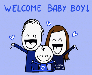 Congratulations And Welcome Baby Boy GIF