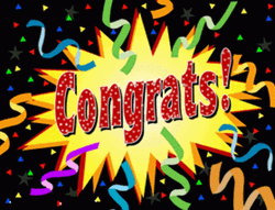 Congratulations Animated Clip Art GIF