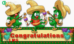 Congratulations Animated Hot Chili GIF