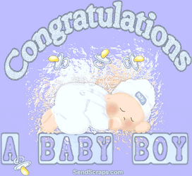 Congratulations Baby Boy Sleeping GIF