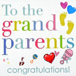 Congratulations Baby Grand Parents GIF