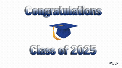 Congratulations Class Of 202 Blue Cap GIF