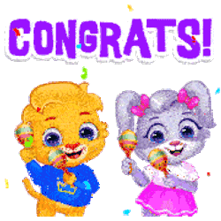 Congratulations Congrats Sticker GIF