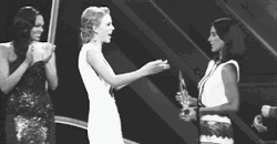 Congratulations Funny Taylor Swift Awkward Hug GIF