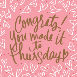 Congratulations Its Thursday Hearts GIF