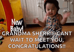 Congratulations New Baby And Grandma GIF