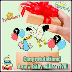 Congratulations New Baby Arriving GIF