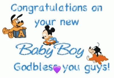 Congratulations On New Baby Boy GIF