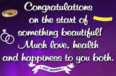 Congratulations On The Start Of Something Beautiful GIF