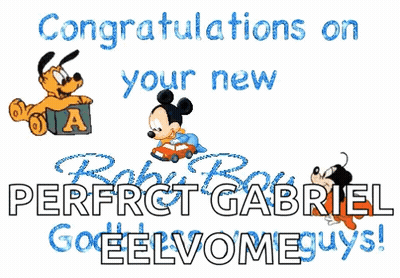 Congratulations On Your New Baby Boy Perfect Gabriel God Elvomeguys GIF