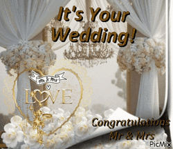 Congratulations Wedding Mr And Mrs GIF