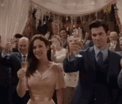 Congratulations Wedding Toast GIF