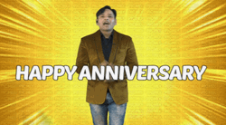 Congratulatory Greetings Happy Anniversary Meme GIF