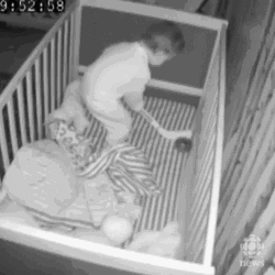 Connor Bedard Baby Hockey Crib GIF