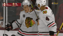 Connor Bedard Chest Bump GIF