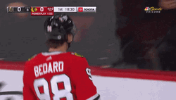 Connor Bedard Happy Scored GIF