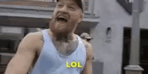 Conor Mcgregor Walk Lol GIF